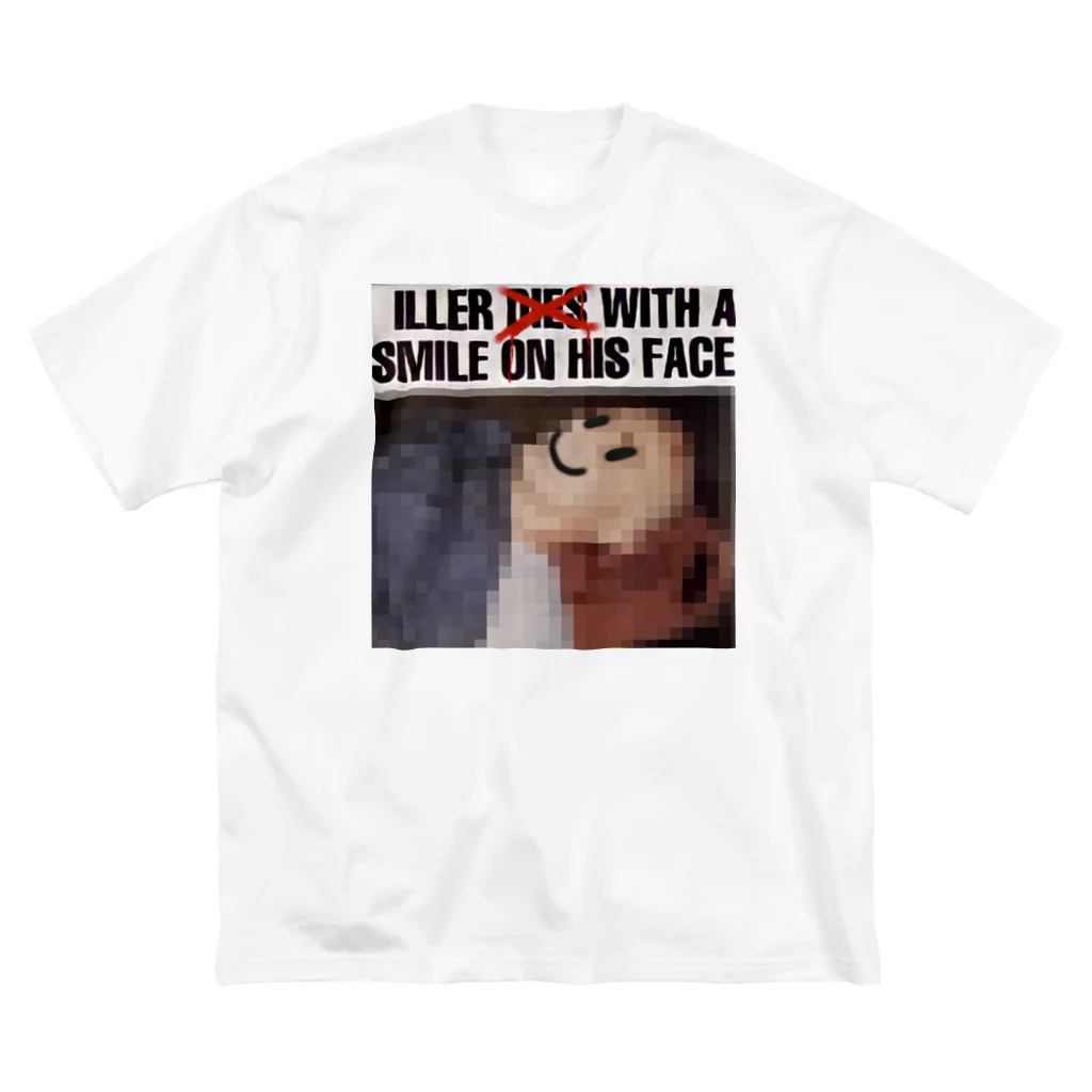 RAF NERDのILLER D**S WITH A SMILE ON HIT FACE ビッグシルエットTシャツ