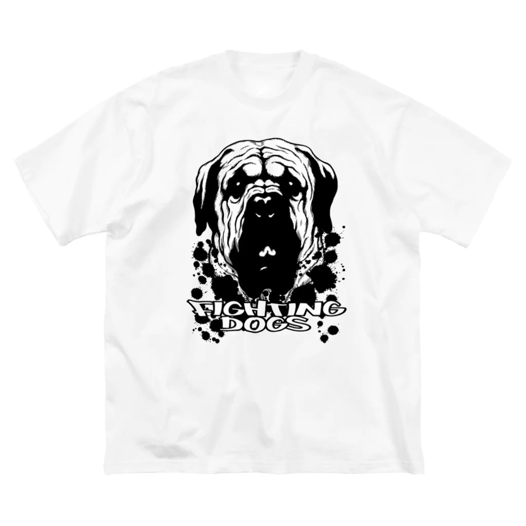 gelgelgelgeの土佐犬 ビッグシルエットTシャツ