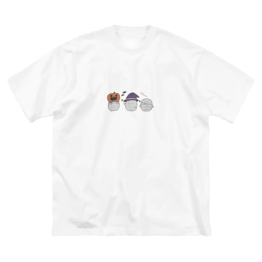 lonely❤️‍🩹のおばけきょうだい ハロウィン ビッグシルエットTシャツ