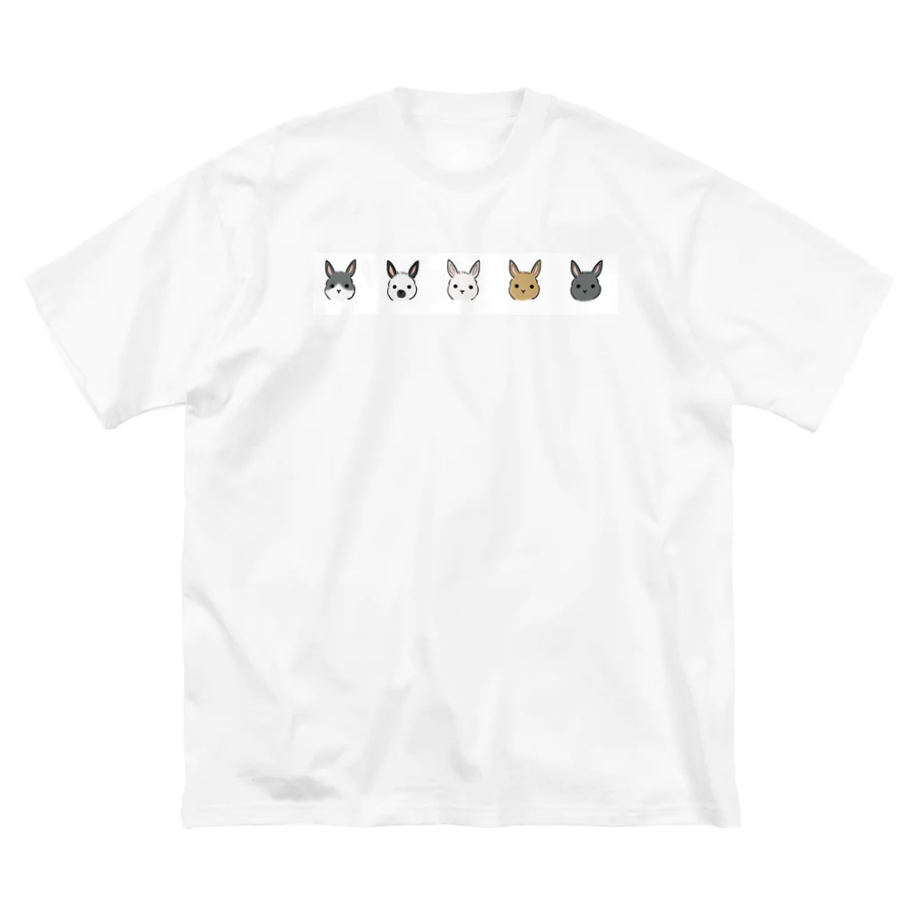 空想ショップのうさちゃんズ ビッグシルエットTシャツ