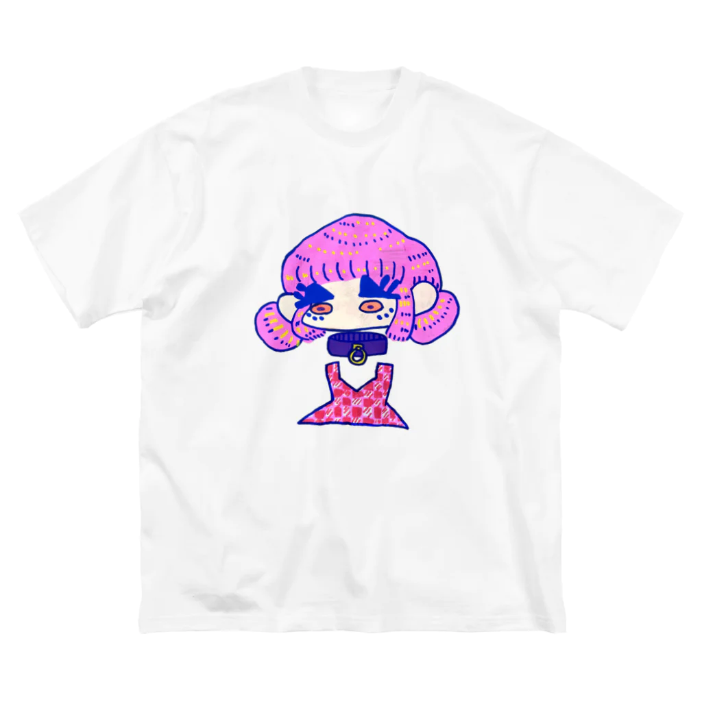 HONI HONI WORLDのCan't be transparent ビッグシルエットTシャツ