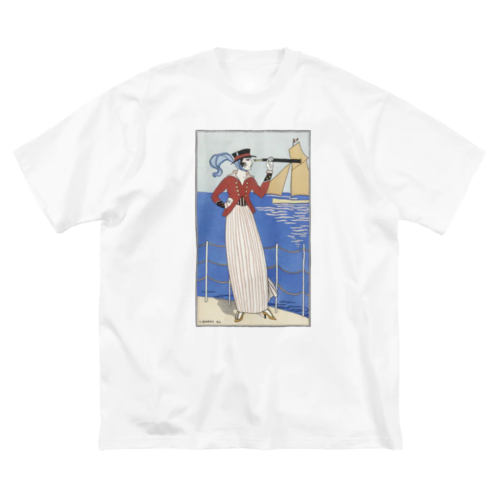 Hungry Freaksのジョルジュ・バルビエ “Costume de Yacht” Big T-Shirt