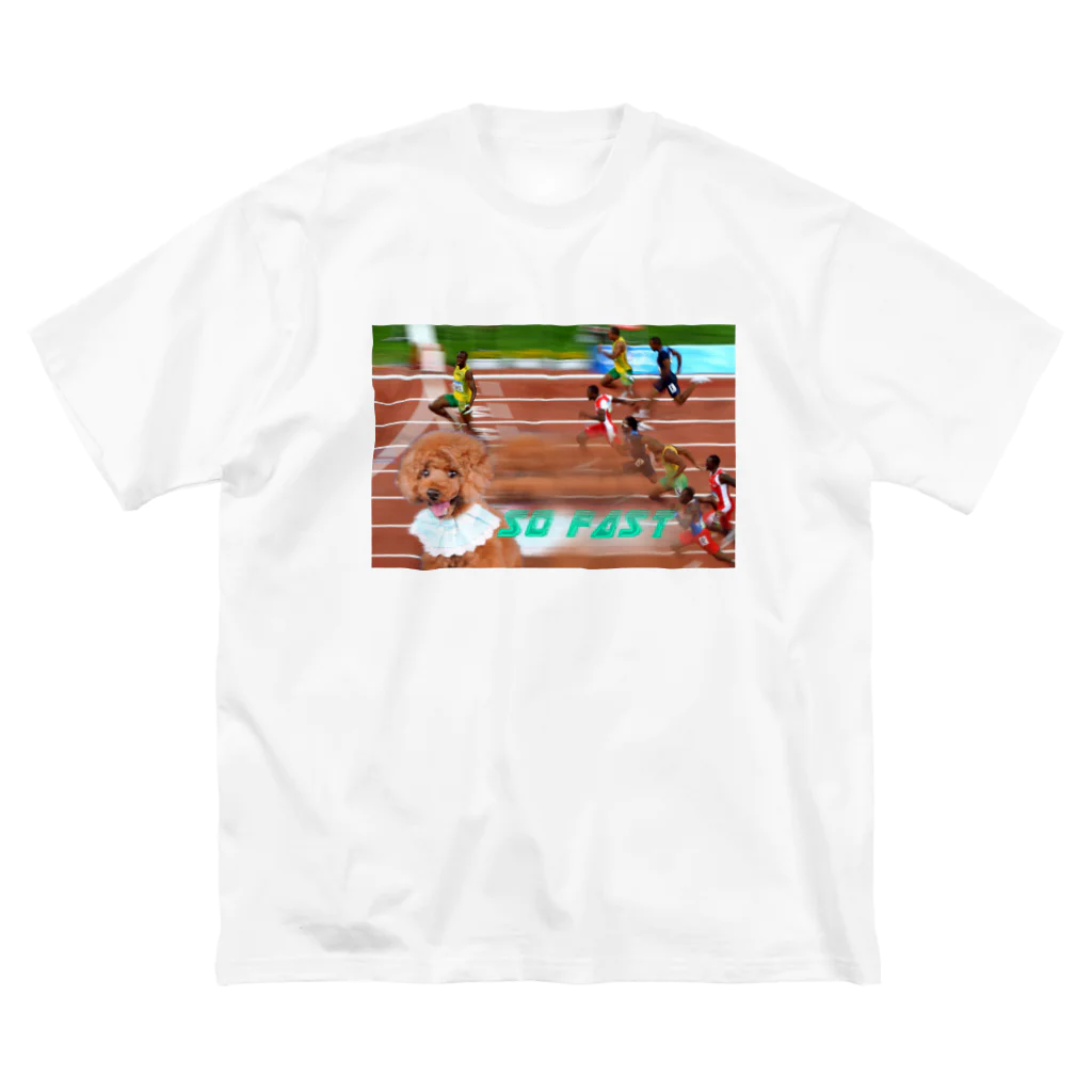 temple islandのとても速いプードル Big T-Shirt