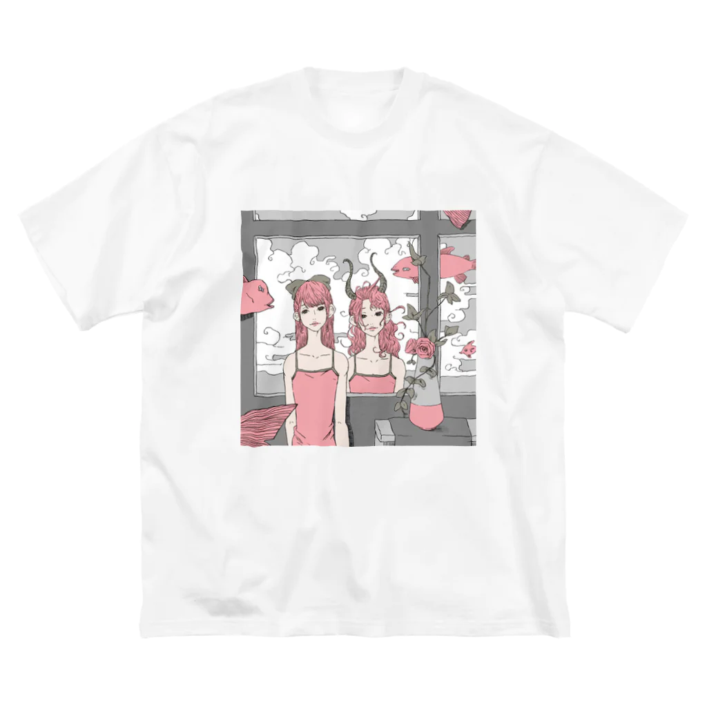 9 10 9（ qu / ten / qu ）のtwin Big T-Shirt