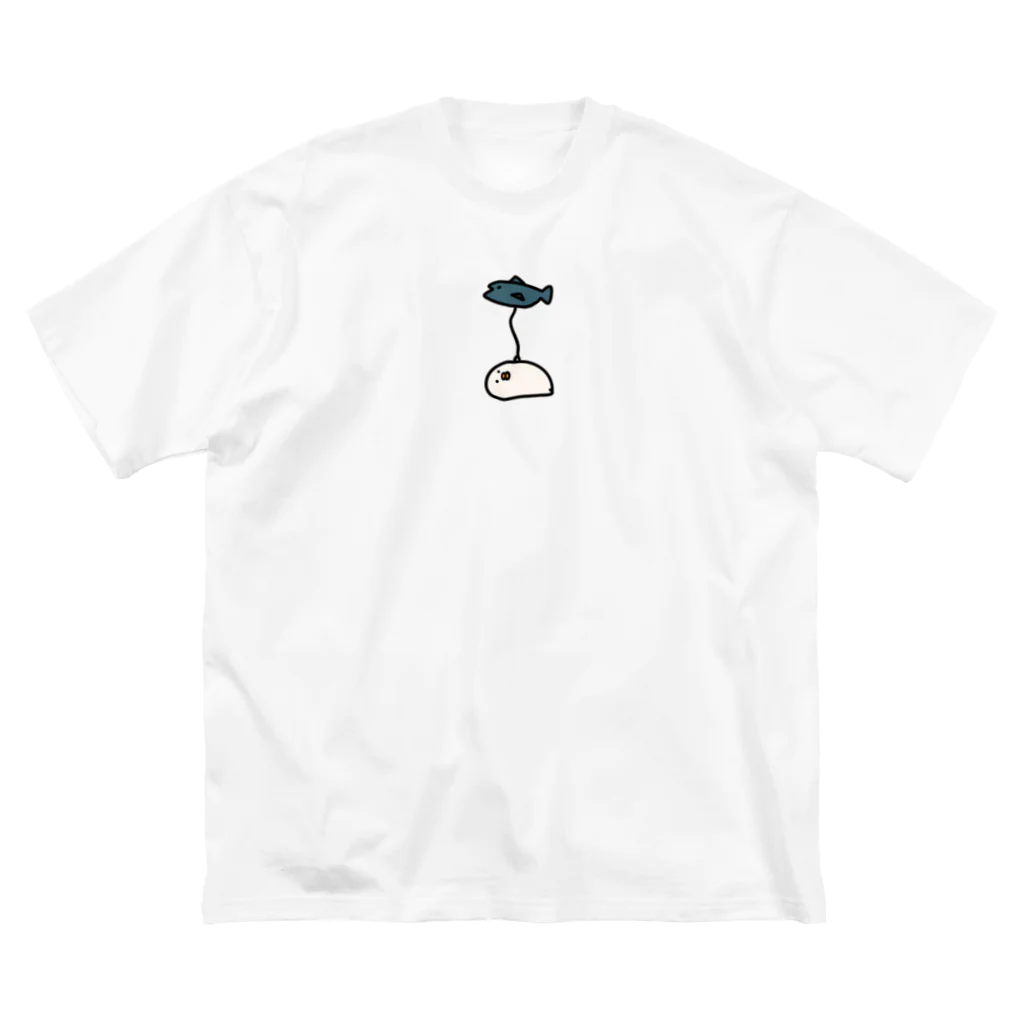 おばけの小ひよことサメ風船Tシャツ Big T-Shirt