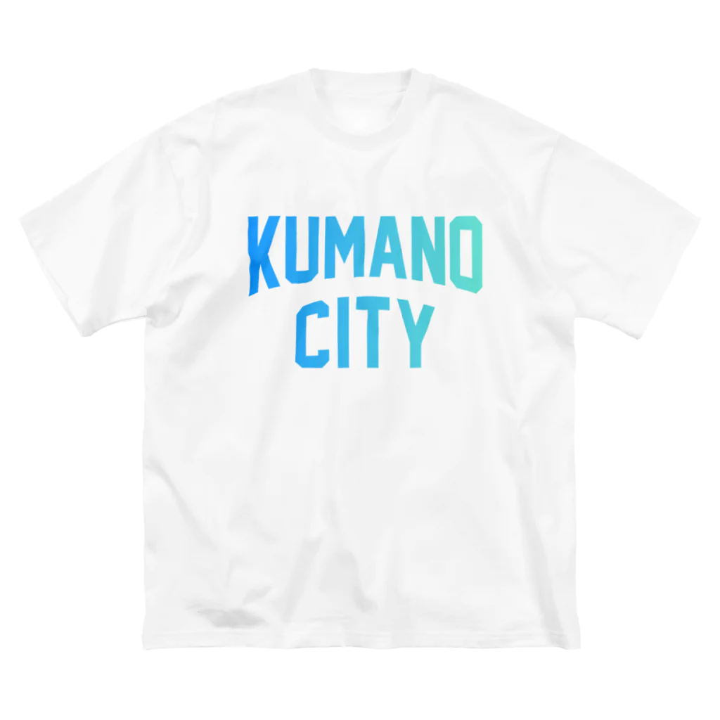 JIMOTOE Wear Local Japanの熊野市 KUMANO CITY ビッグシルエットTシャツ