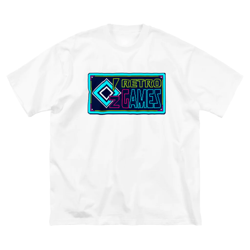 QZ86＠VTuber＆VクリエイターのQ'zRETROGAMES ビッグシルエットTシャツ