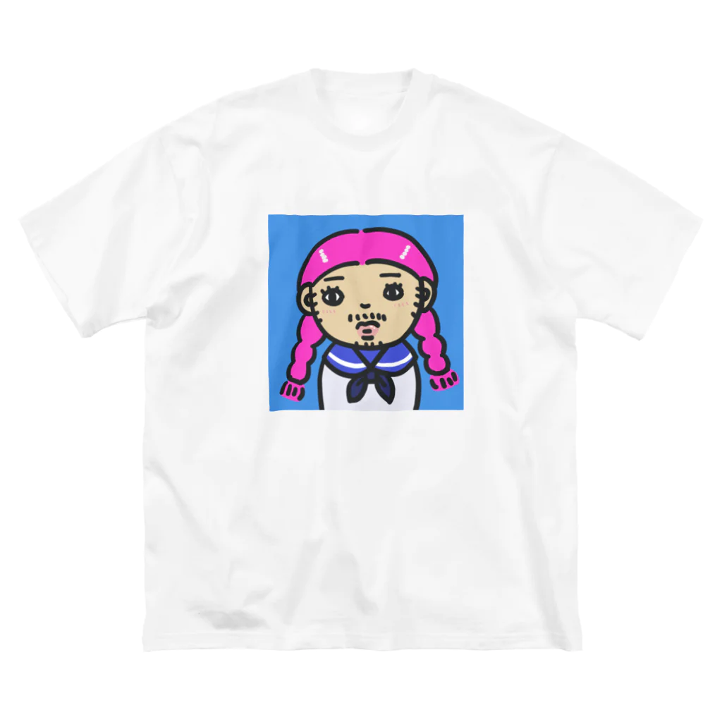 みよしのハッピーピンク♡セーラーおじさん Big T-Shirt