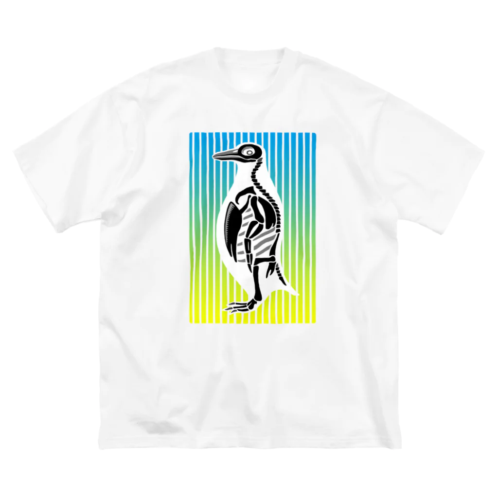 やまもりのPenguin's skeleton ビッグシルエットTシャツ