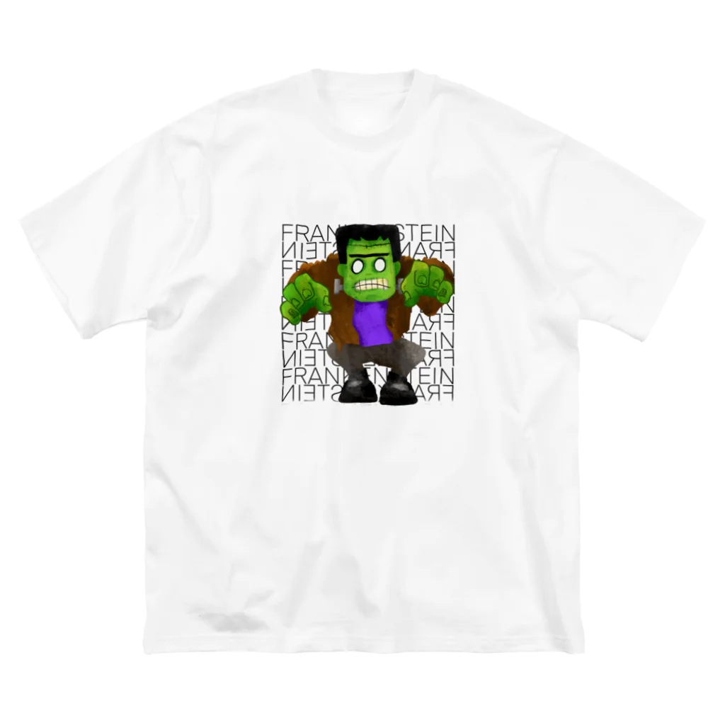 Hey! Kids KidsのHalloween Frankenstein Liam Fitzpatrick  ビッグシルエットTシャツ