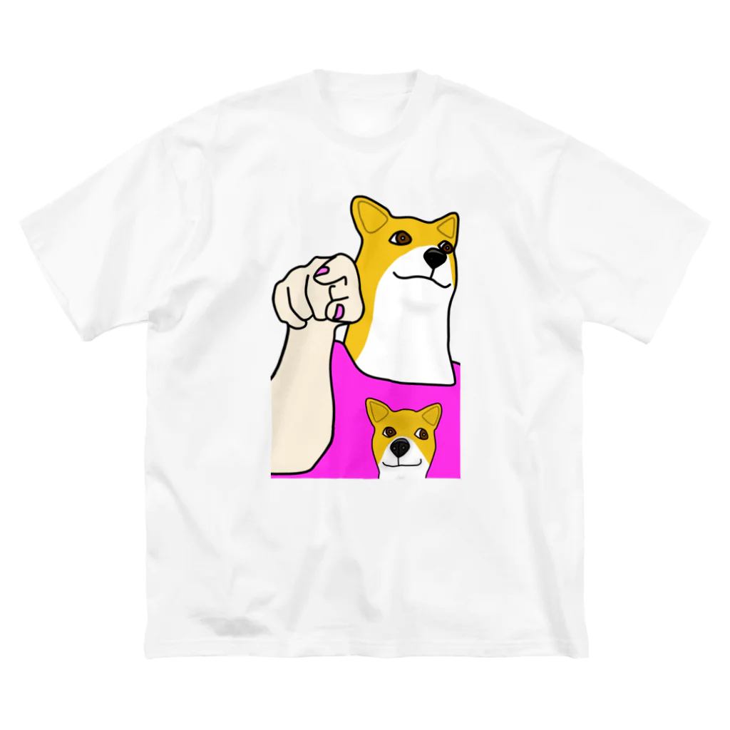 メガピンのBossyポチ Big T-Shirt