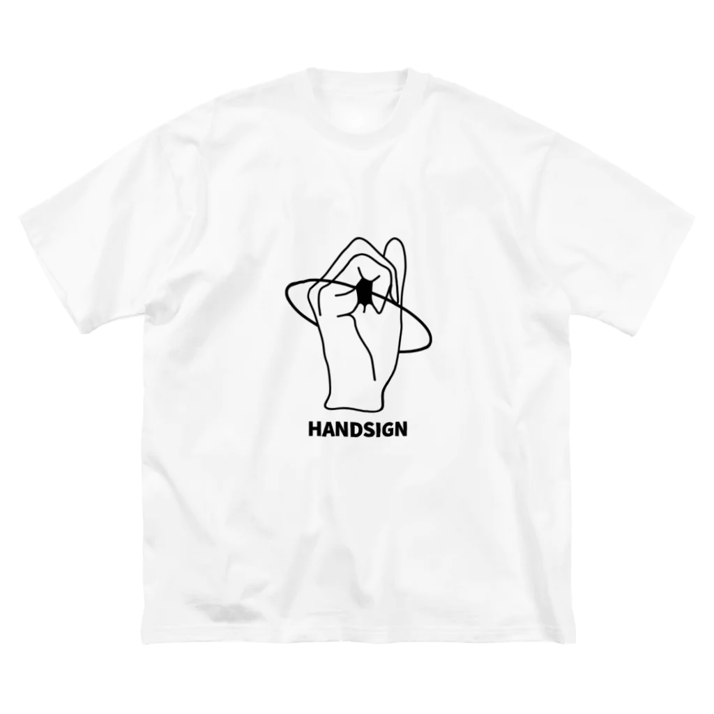 NeonのHANDSIGN ビッグシルエットTシャツ