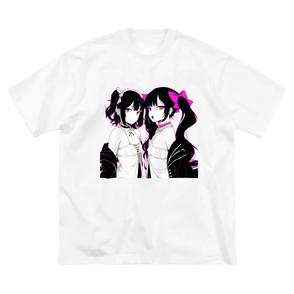 にゃむの2人 ビッグシルエットTシャツ