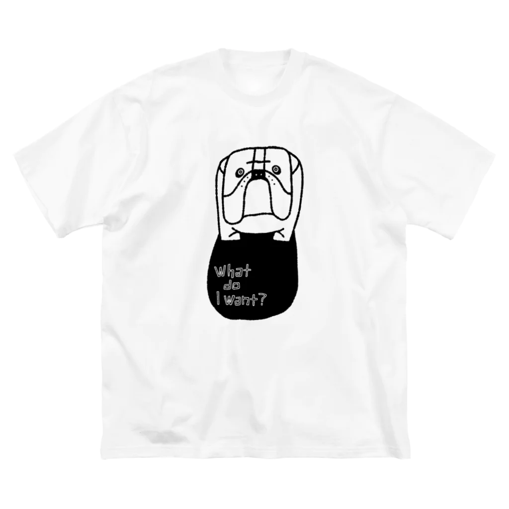 boo-banaのWhat do I want? ビッグシルエットTシャツ