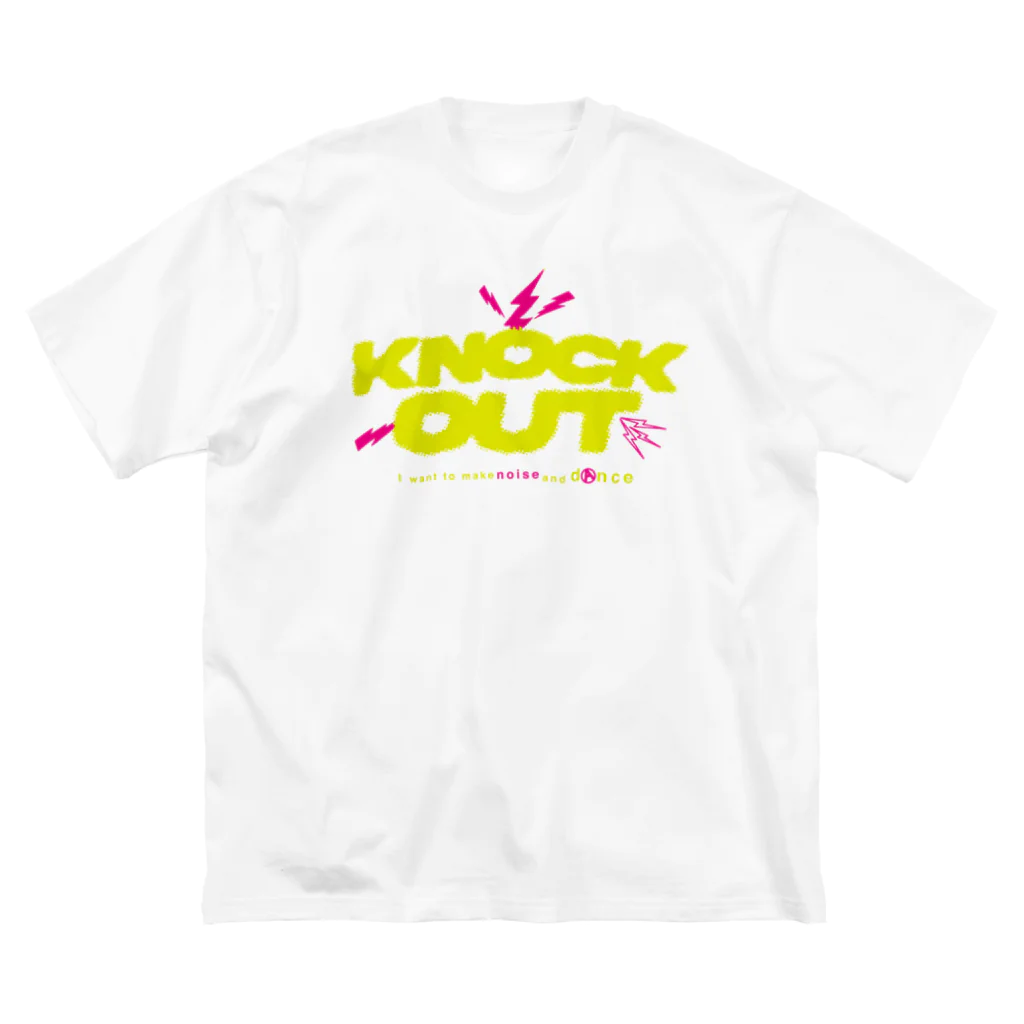 KNOCKOUTJROCKのKNOCK OUT NEW LOGO ビッグシルエットTシャツ