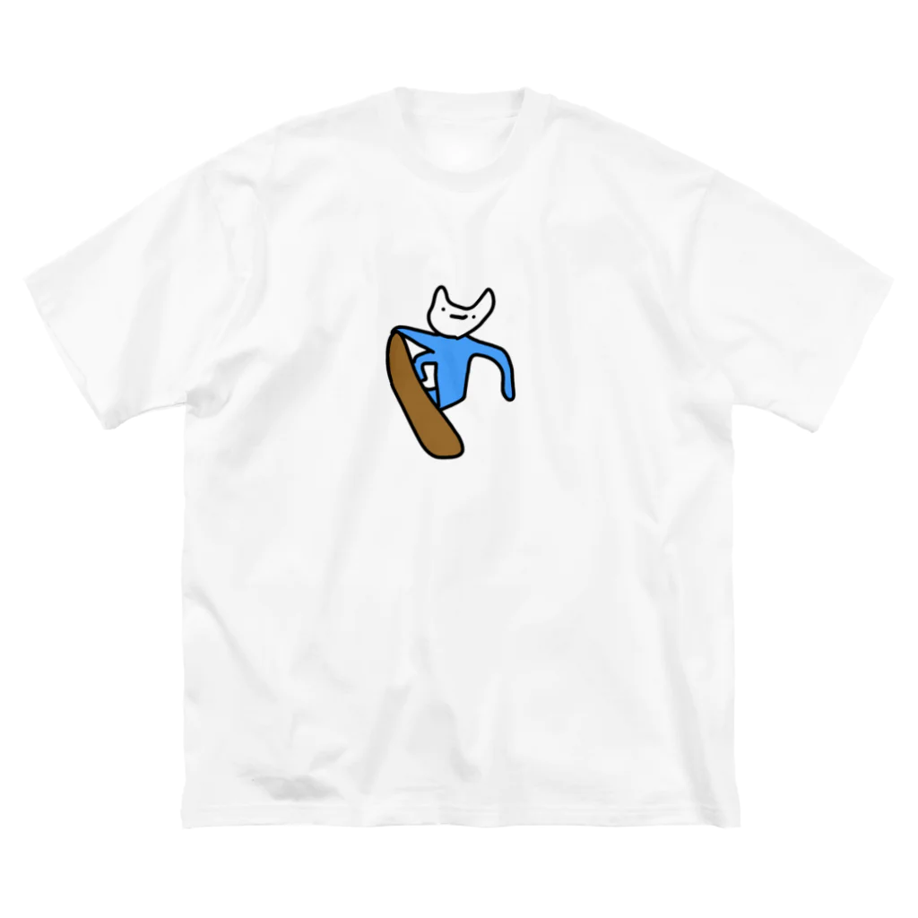 ライアンおかだのすのぼーをするねこです Big T-Shirt