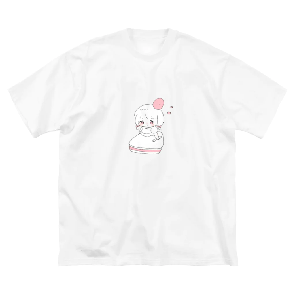 かわいい屋さんまるぴ店のケーキになっちゃった！ ビッグシルエットTシャツ