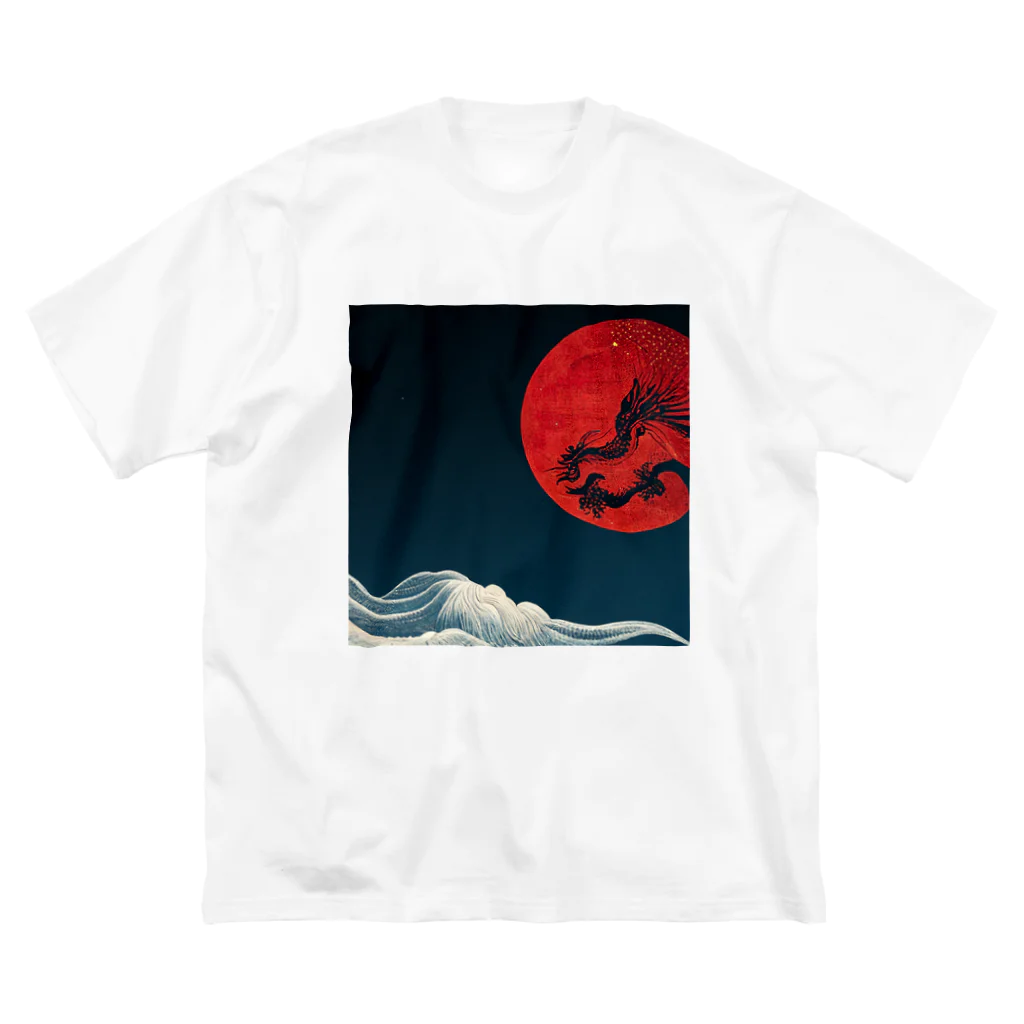 Eye2EyeのBlood Moon Dragon ビッグシルエットTシャツ