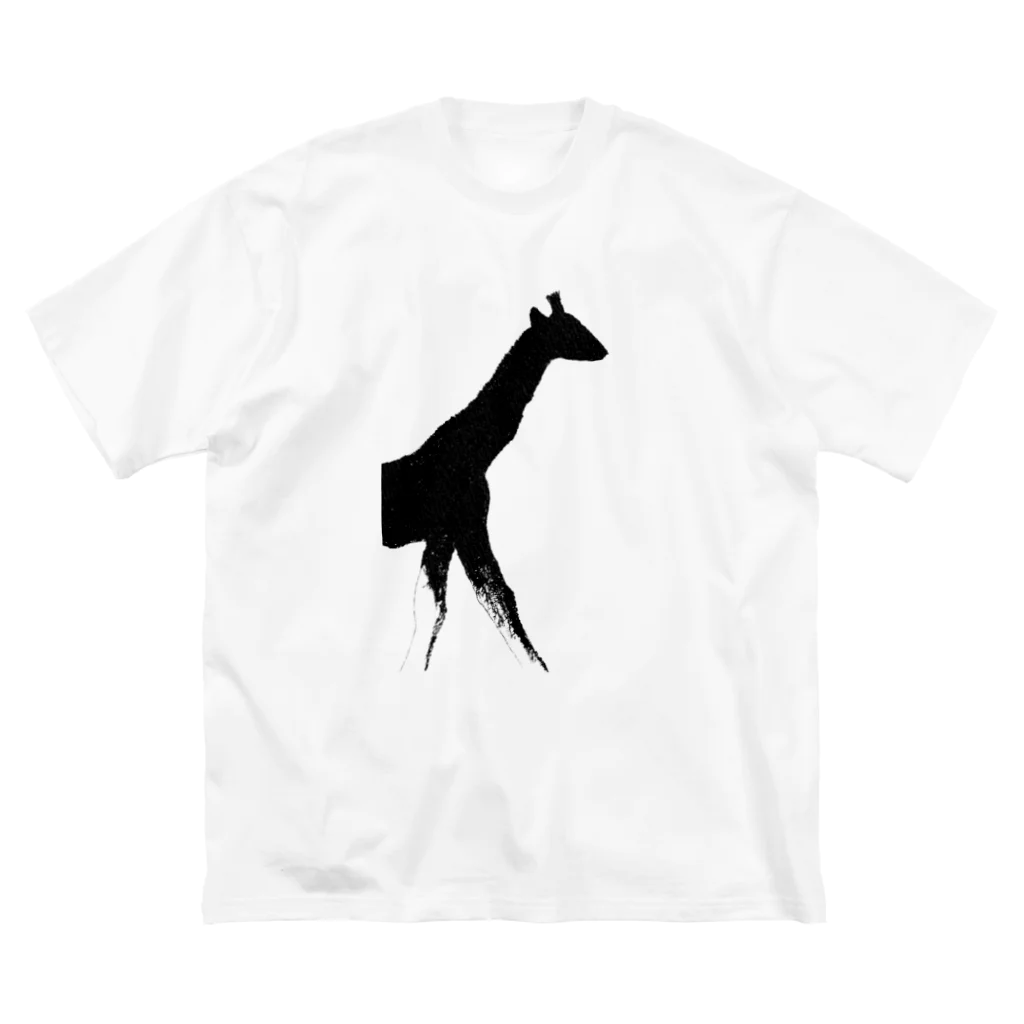 tomorebiのSunlight Giraffe ビッグシルエットTシャツ