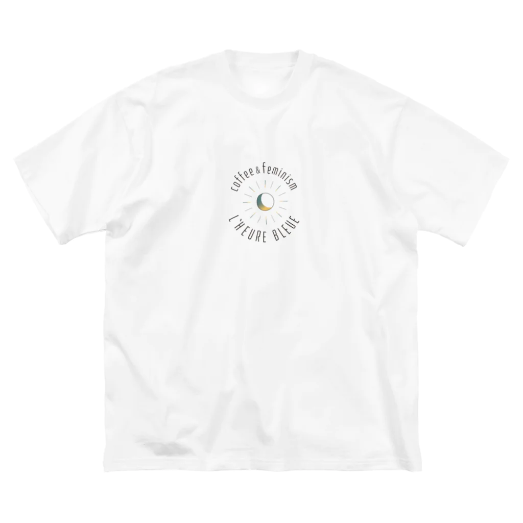 フェミニズムカフェL'heureBleueのL'heure Bleue(ルールブルー)公式ロゴグッズ ビッグシルエットTシャツ