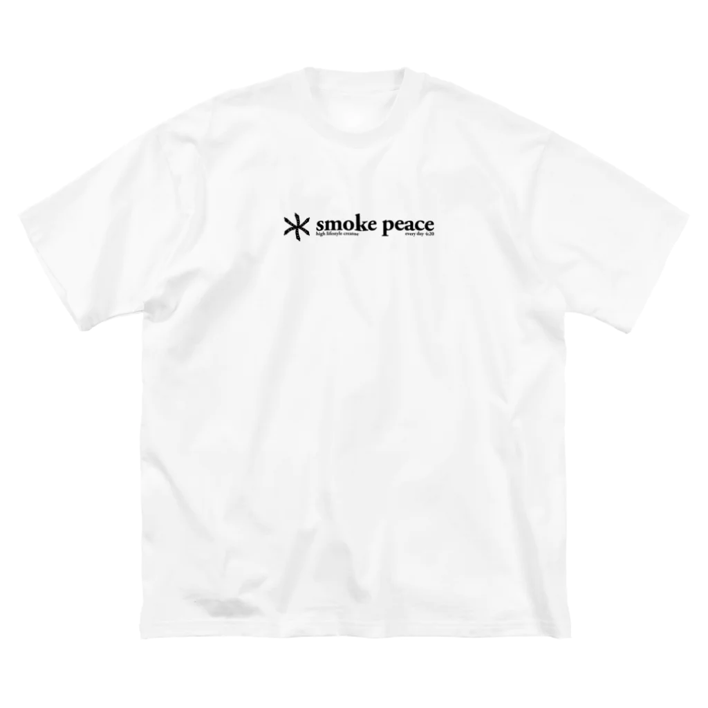 DUB.STONEのsmoke peace ビッグシルエットTシャツ