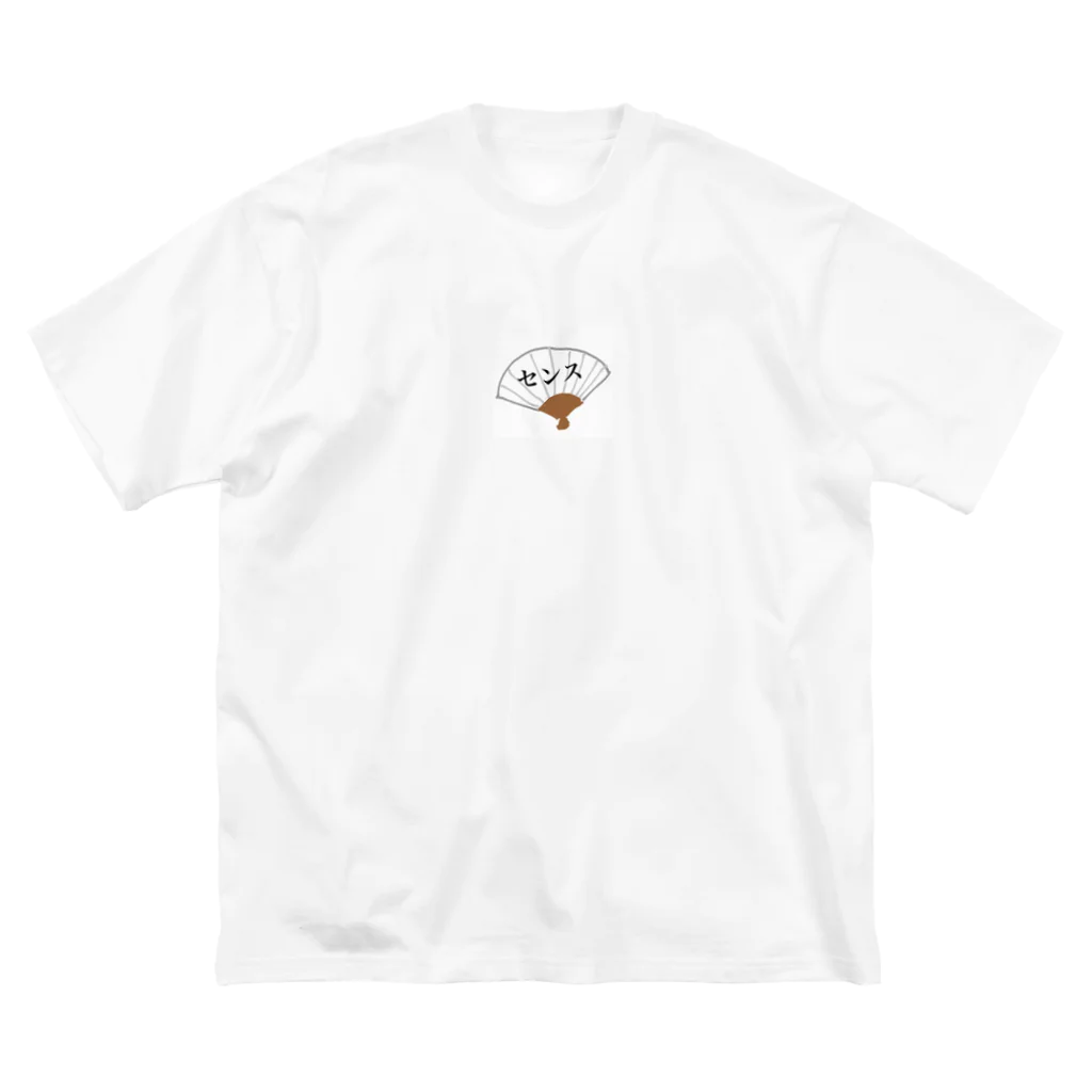 lemonpaiのセンスな扇子 ビッグシルエットTシャツ