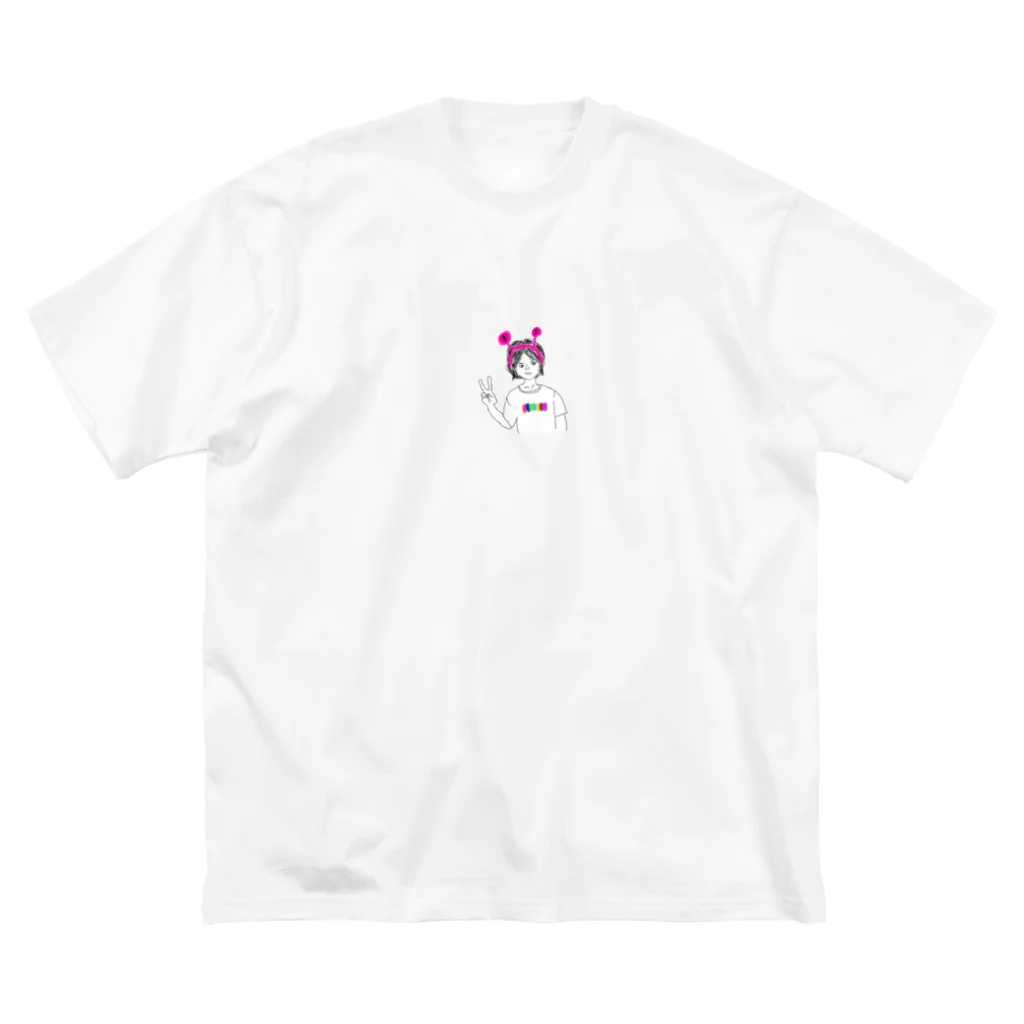 どんどとんとんどんののんちゃん ビッグシルエットTシャツ