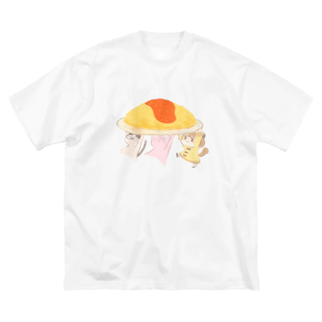 ぽふっこ！うささんのオムライスうささんズ Big T-Shirt