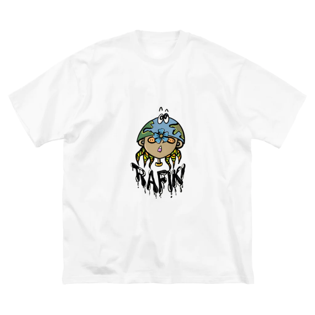 Colorful fam EarthのRAFIKI 1 ビッグシルエットTシャツ