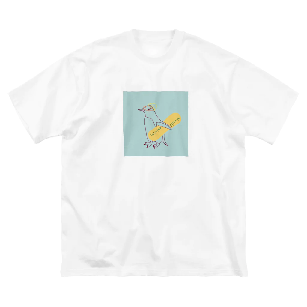 ピゴセリス属のからふるスノボジェンツーペンギン ビッグシルエットTシャツ
