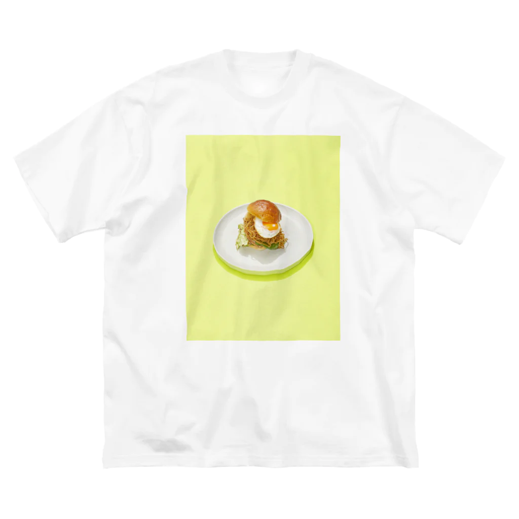 ara-araのヤキソババーガー ビッグシルエットTシャツ
