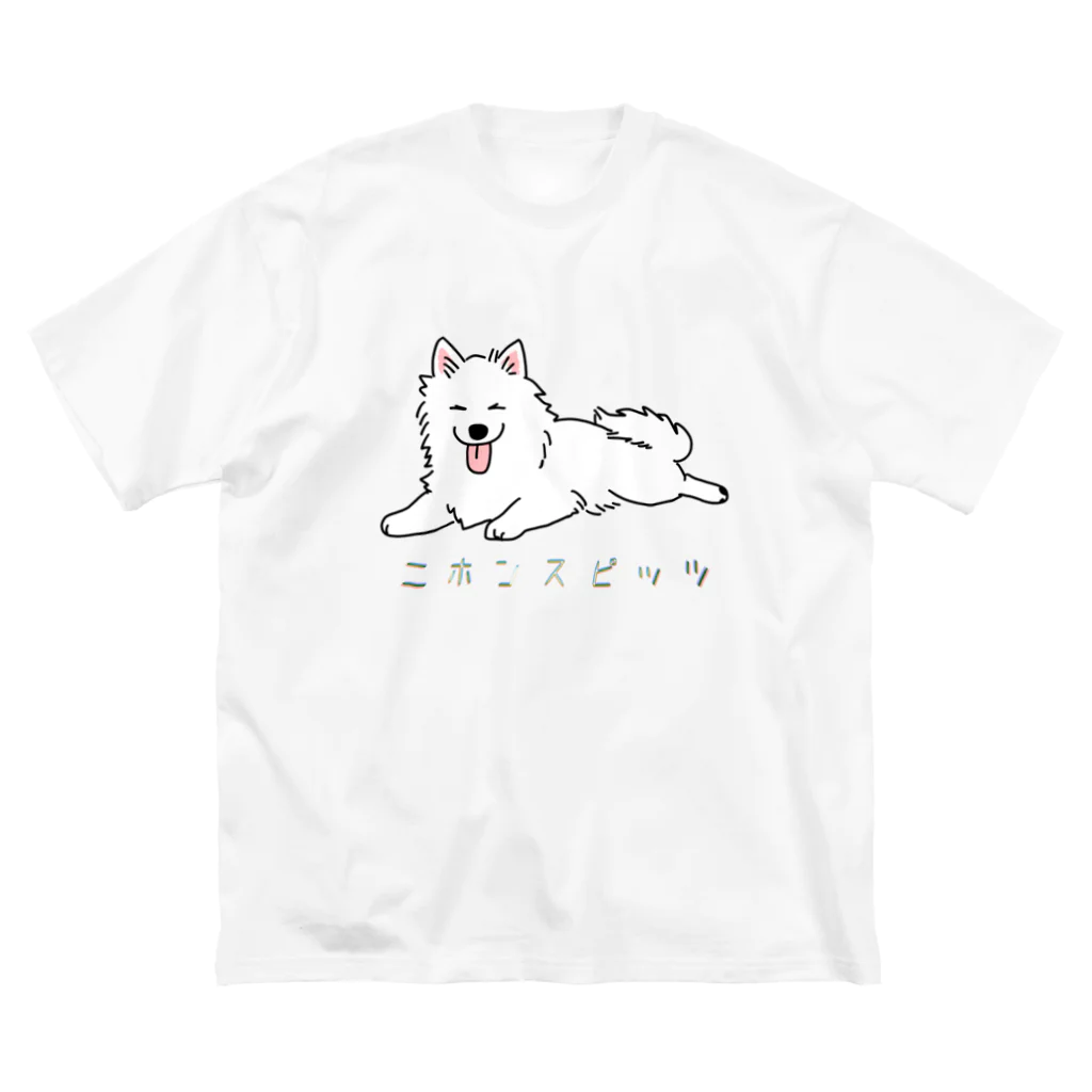 日本スピッツ　蛍のニホンスピッツ ビッグシルエットTシャツ