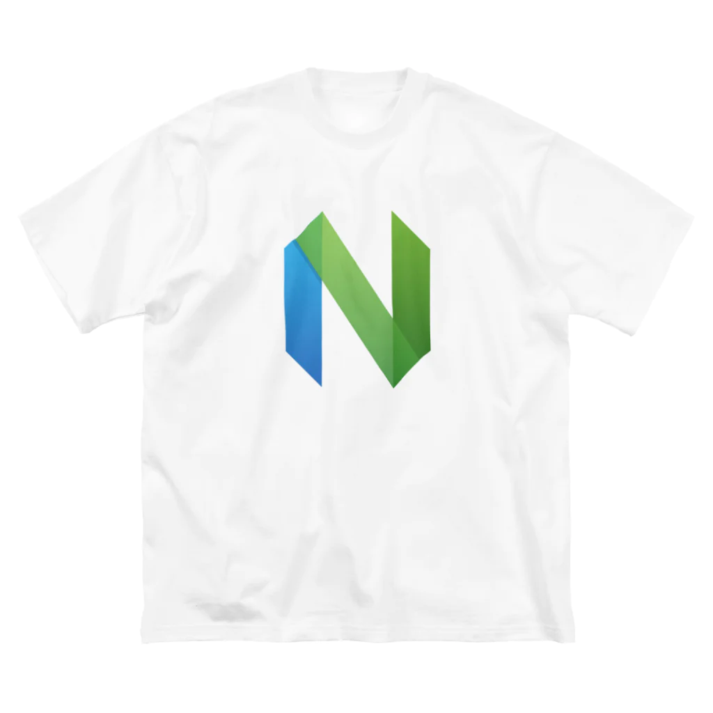 (Y◡Y) .｡oO (ｽｯｼ)のNeovim logo ビッグシルエットTシャツ