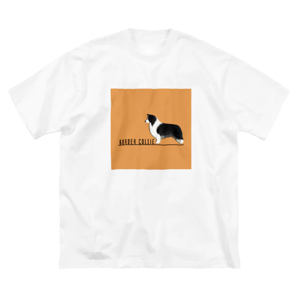 kcraft-bordercollieのボーダーコリー　モノクロver Big T-Shirt