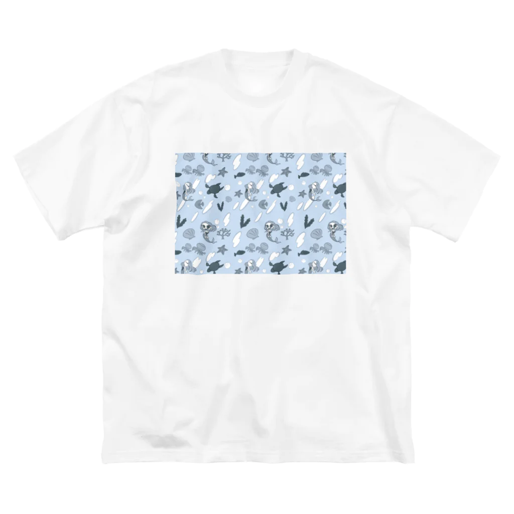 SERINAの海のともだち ビッグシルエットTシャツ