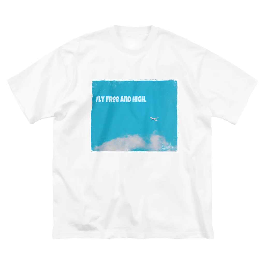 KEITOのFly free and high. ビッグシルエットTシャツ