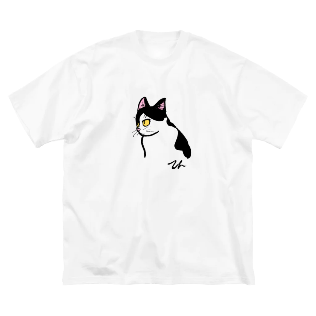 toru_utsunomiyaの猫のテン ビッグシルエットTシャツ