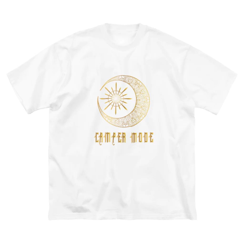 CAMPER MODEのオリジナルロゴⅡ ゴールド Big T-Shirt