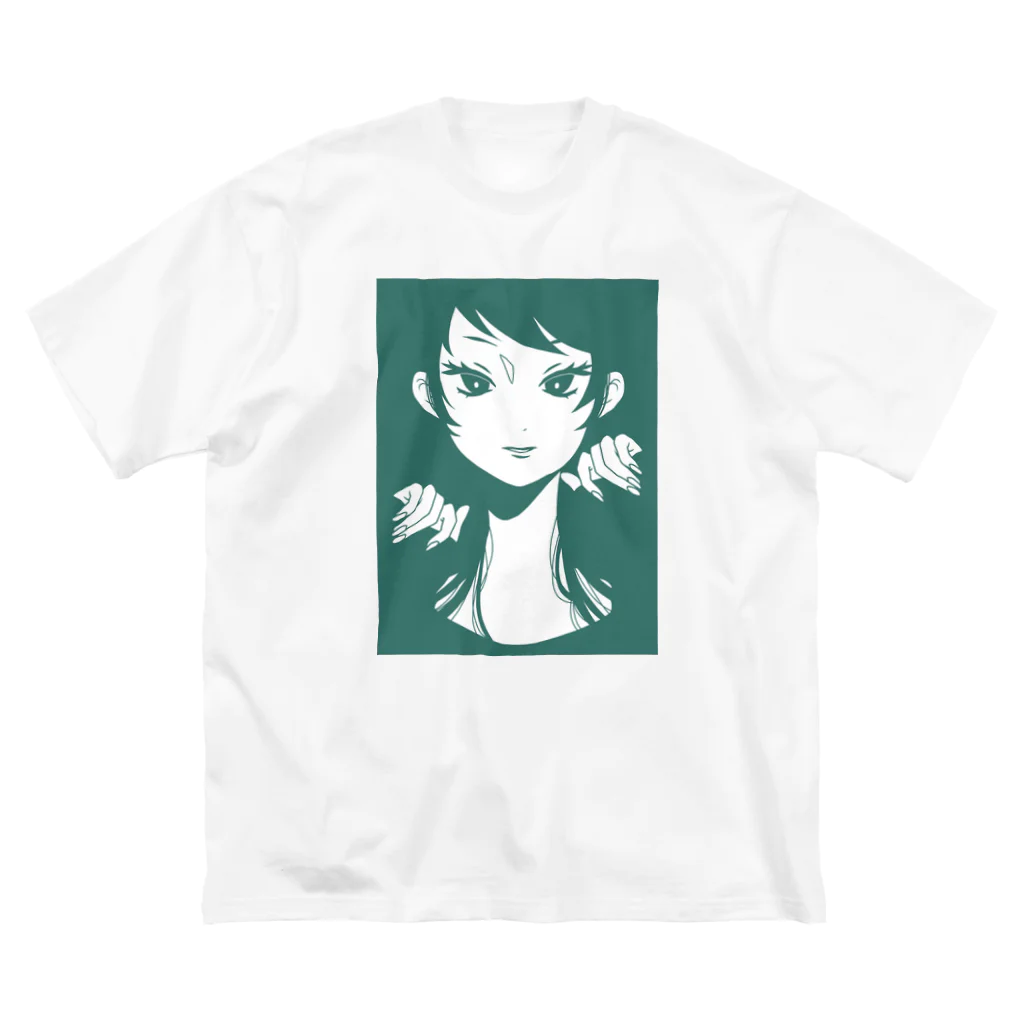 ねむ吉屋のつり目の女の子 Big T-Shirt