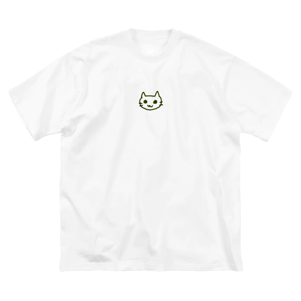 なかにしゲームス公式グッズ屋さんのなかにしが描いたねこの絵 Big T-Shirt