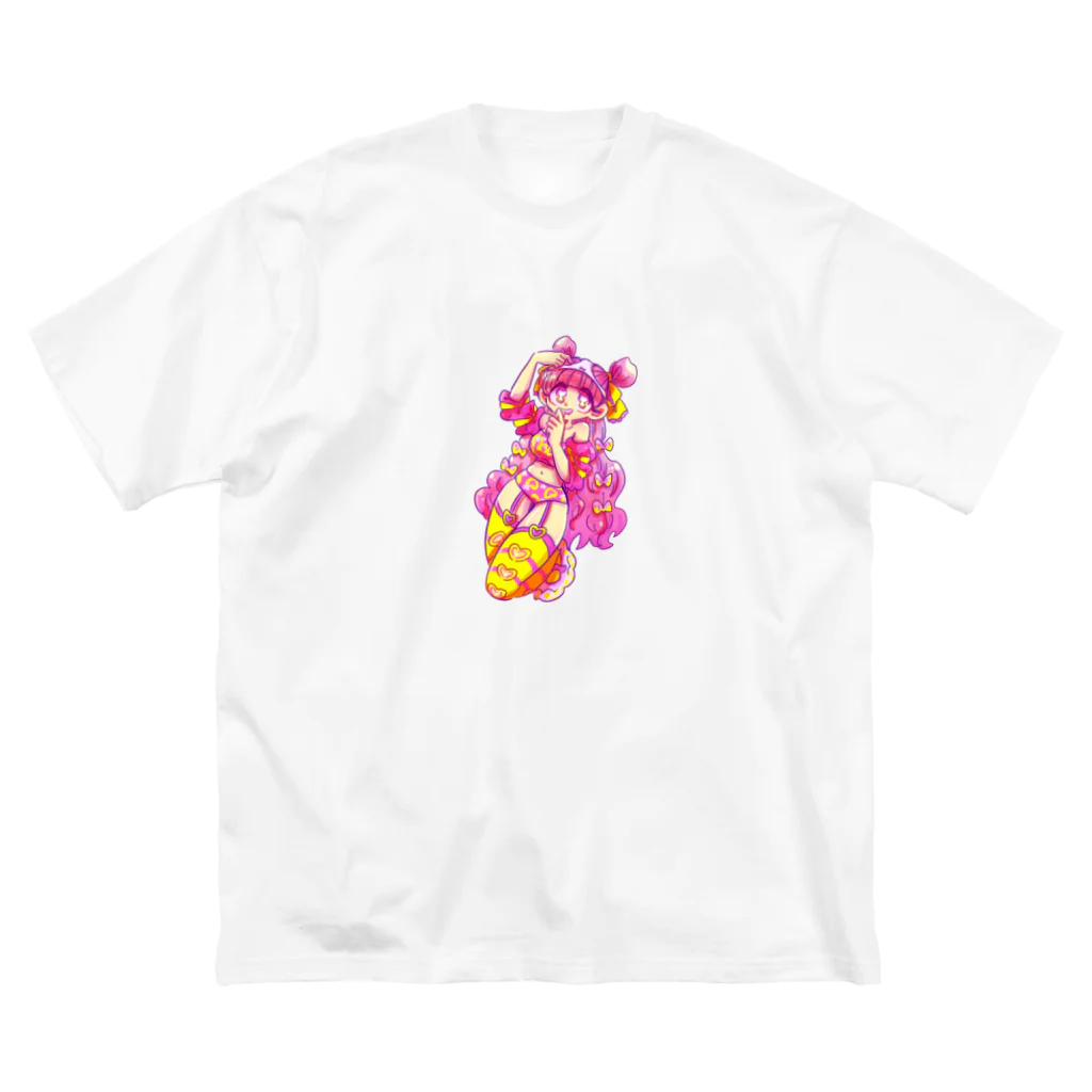 もなかのはれんちピーチちゃん🍑 ビッグシルエットTシャツ