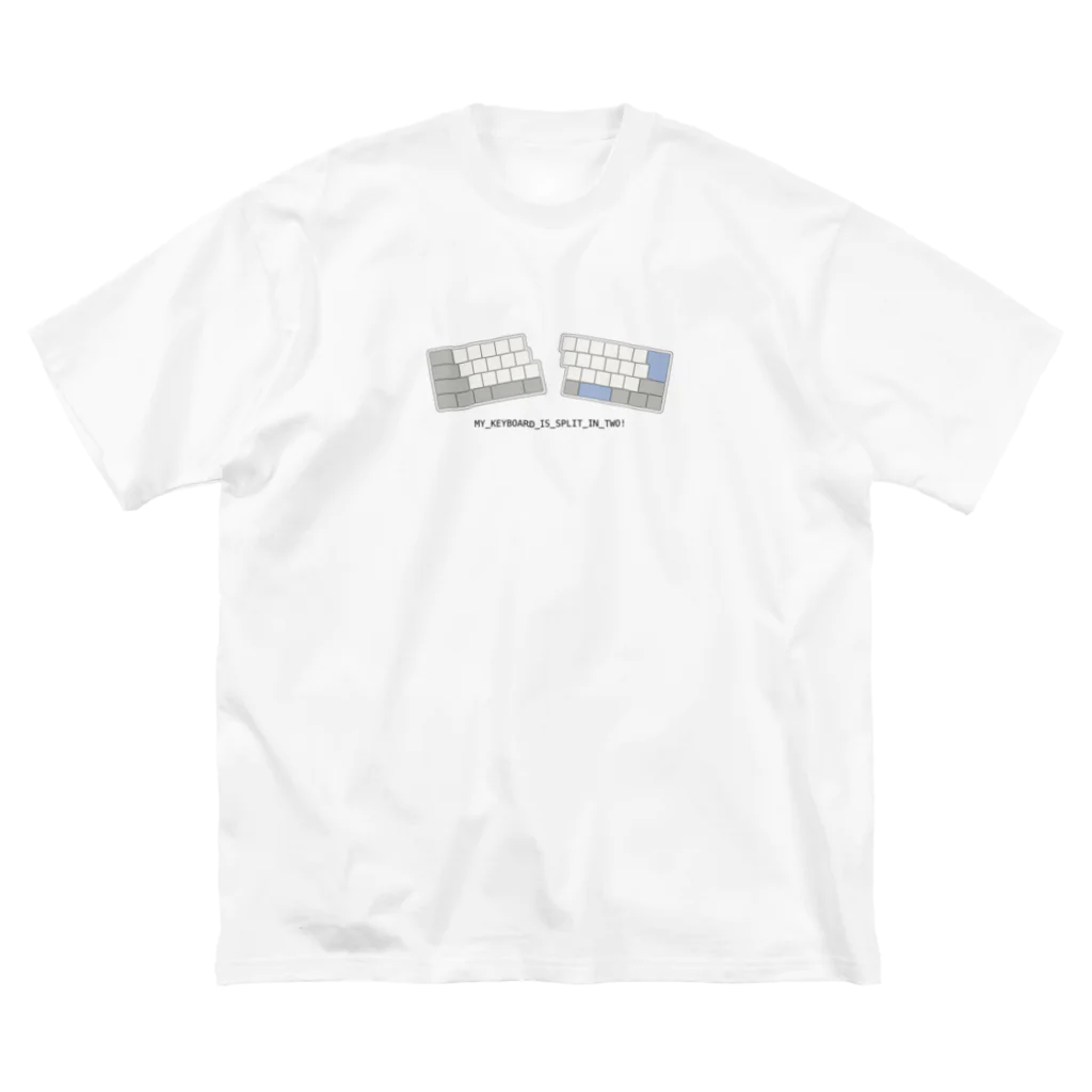 すこやかセンターのSPLIT!_ver2 ビッグシルエットTシャツ