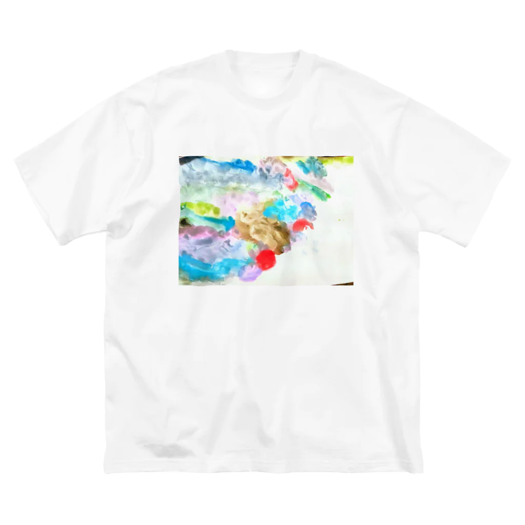 アジアンカフェXanh（サイン）のスミレの初めての水彩画 Big T-Shirt