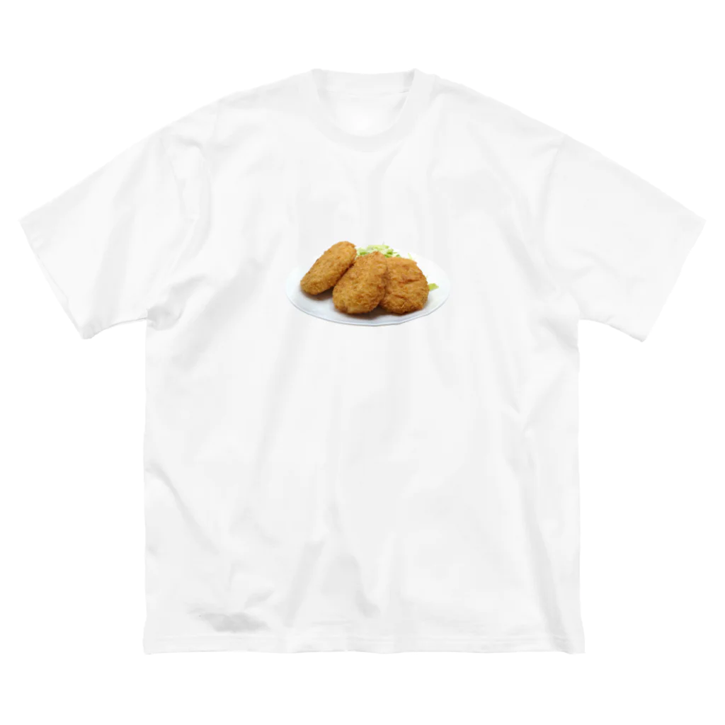 メシテロタイプ（飯テロTシャツブランド）のコロッケ Big T-Shirt