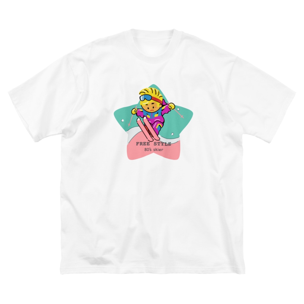 スロータイプ書店 Slowtype Booksのファンシーフリースタイルスキーヤー 296 Big T-Shirt