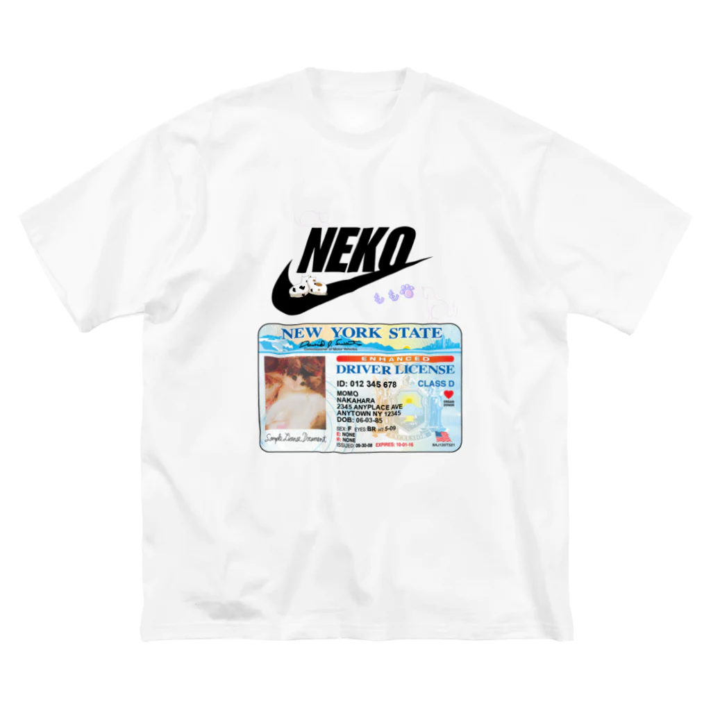 𝙈𝙊𝙈𝙊'𝙨 𝙎𝙝𝙤𝙥のNEKO ビッグシルエットTシャツ