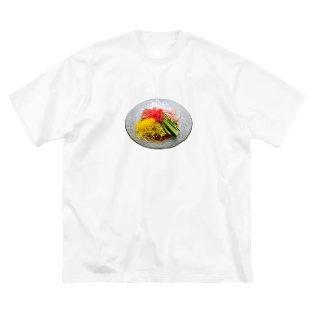 メシテロタイプ（飯テロTシャツブランド）の冷やし中華 ビッグシルエットTシャツ