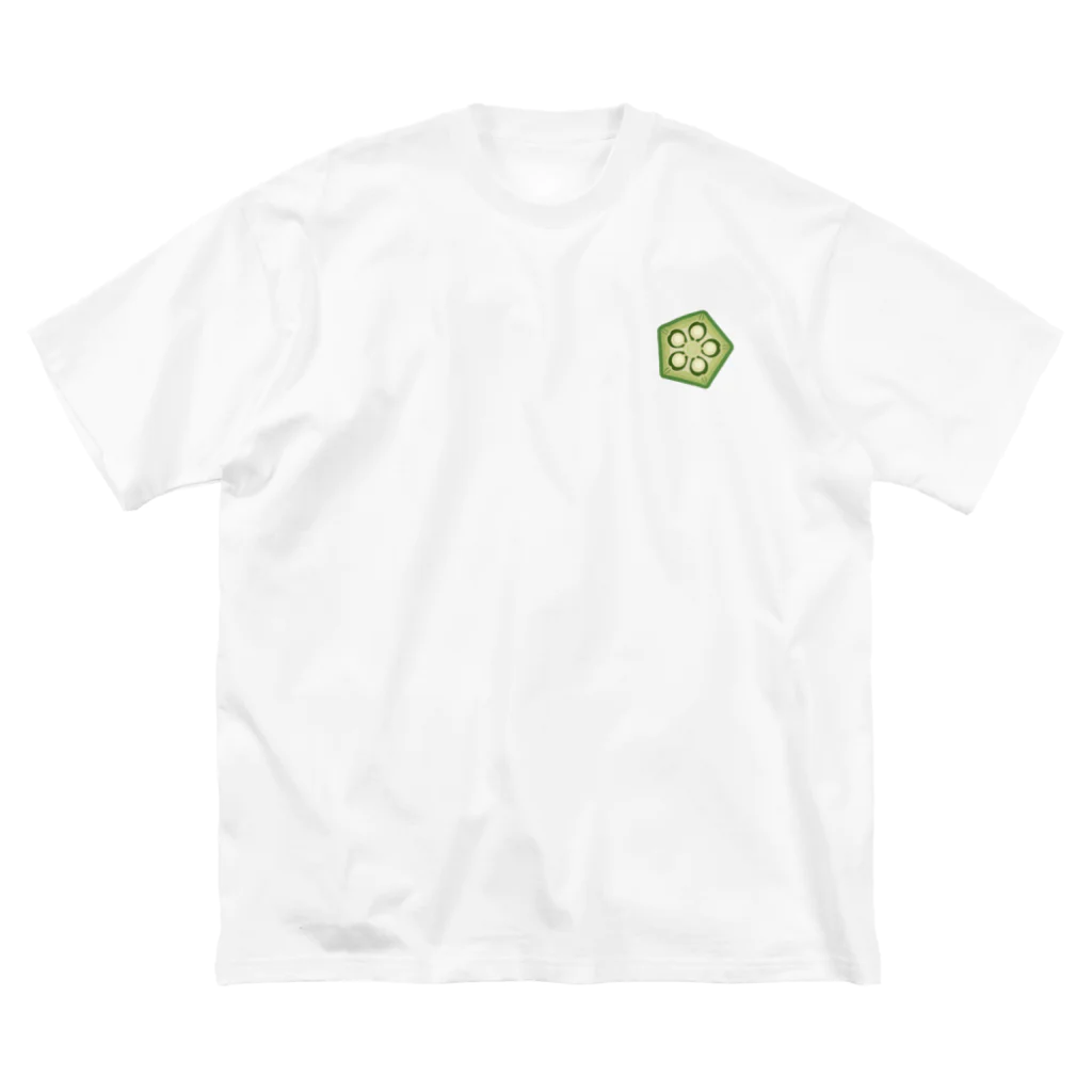 kg_shopの[☆両面] オクラネバネバ【視力検査表パロディ】 Big T-Shirt