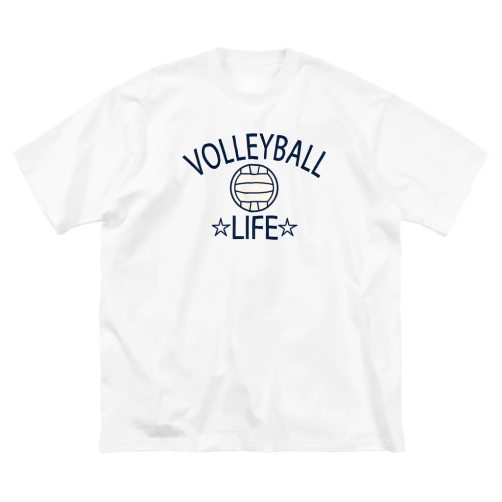 sports_tower スポーツタワーのバレーボール(volleyball)アイテム・デザイン・チームTシャツ・クラブTシャツ・排球・はいきゅう・得点・ボール・選手・ポジション・部活・スポーツ・シンプル・かっこいい・かわいい・チームワーク Big T-Shirt