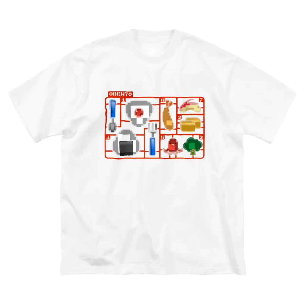 いちごちゃんのOBENTO(glitch) ビッグシルエットTシャツ